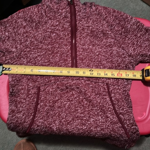 Women’s MAROON Avalanche Fleece lined hoodie size small - Picture 3 of 4